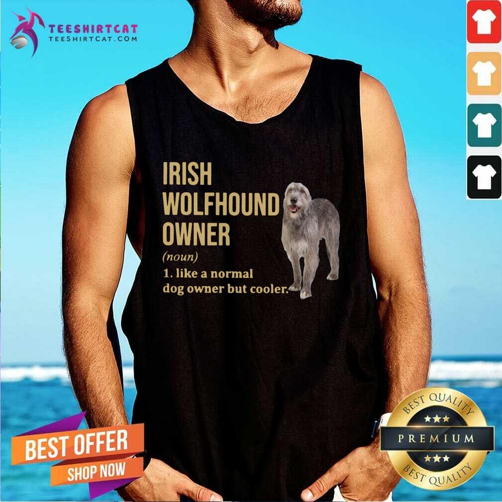 Cute Irish Wolfhound Dog Owner Tank Top Cute Irish Wolfhound Dog Owner Tank Top