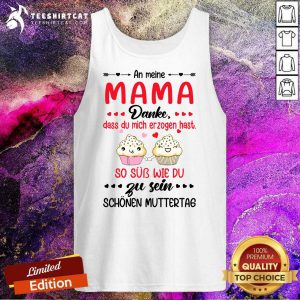Cute Mama Danke Zu Sein Name Heir Cupcake Tank Top