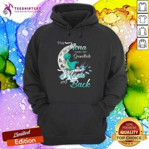 Funny Dinosaurs This Nona Loves Her Grandkids Moon And Back Hoodie
