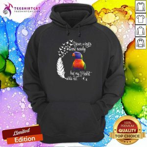 Funny Lorikeet Your Wings Were Ready But My Heart Was Not Hoodie