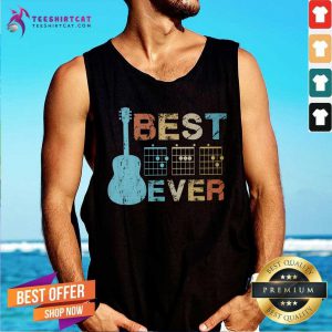 Grateful Best Dad Ever Guitar Tank Top