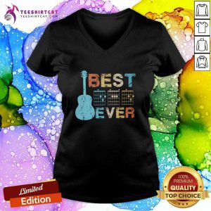 Grateful Best Dad Ever Guitar V-neck