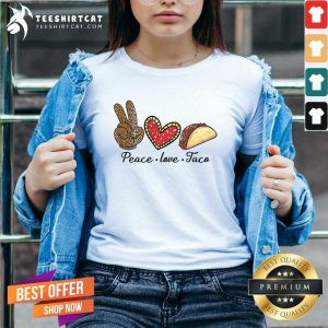 Grateful Peace Love Taco V-neck