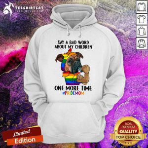 Hot Say A Bad Word About My Children Pride Mom LGBT Dog Hoodie