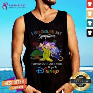 Lovely Dopey I Googled My Symptoms Disney Tank Top