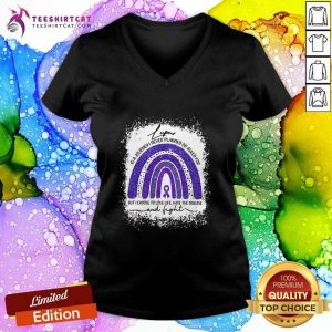 Lovely Lupus Awareness Autism Rainbow V-neck