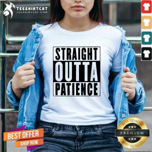 Official Straight Outta Patience V-neck