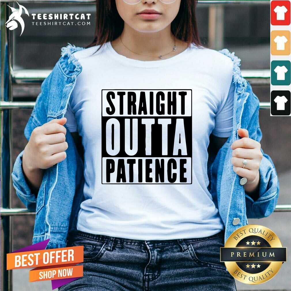 Official Straight Outta Patience V-neck Official Straight Outta Patience V-neck
