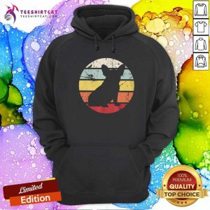 Original Fine Distressed Retro Vintage French Bulldog Hoodie