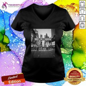 Pretty Broadway NYC Black Hipster Of New York City V-neck