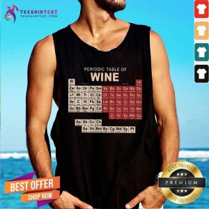 Pretty Periodic Table Of Wine Tank Top