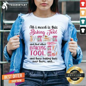 All I Need Is Baking Tool V-neck