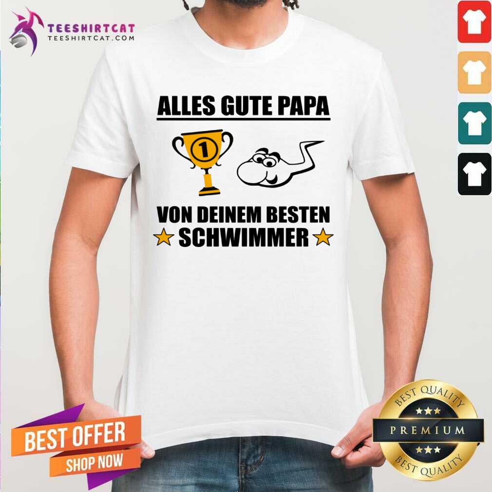 Alles Gute Papa Von Besten Deinem Schwimmer Tasse Shirt