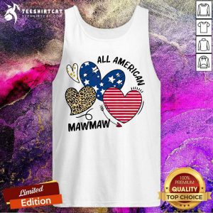 Awesome Heart All American Mawmaw Tank Top