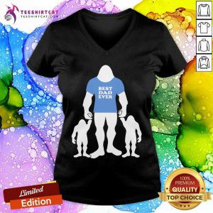 Bigfoot Best Dad Ever V-neck