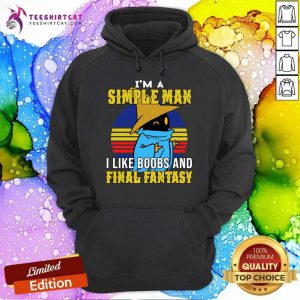 Black Mage A Simple Man Like Boobs And Final Fantasy Hoodie