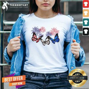 Butterfly America Patriot V-neck