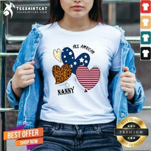 Heart All American Nanny V-neck