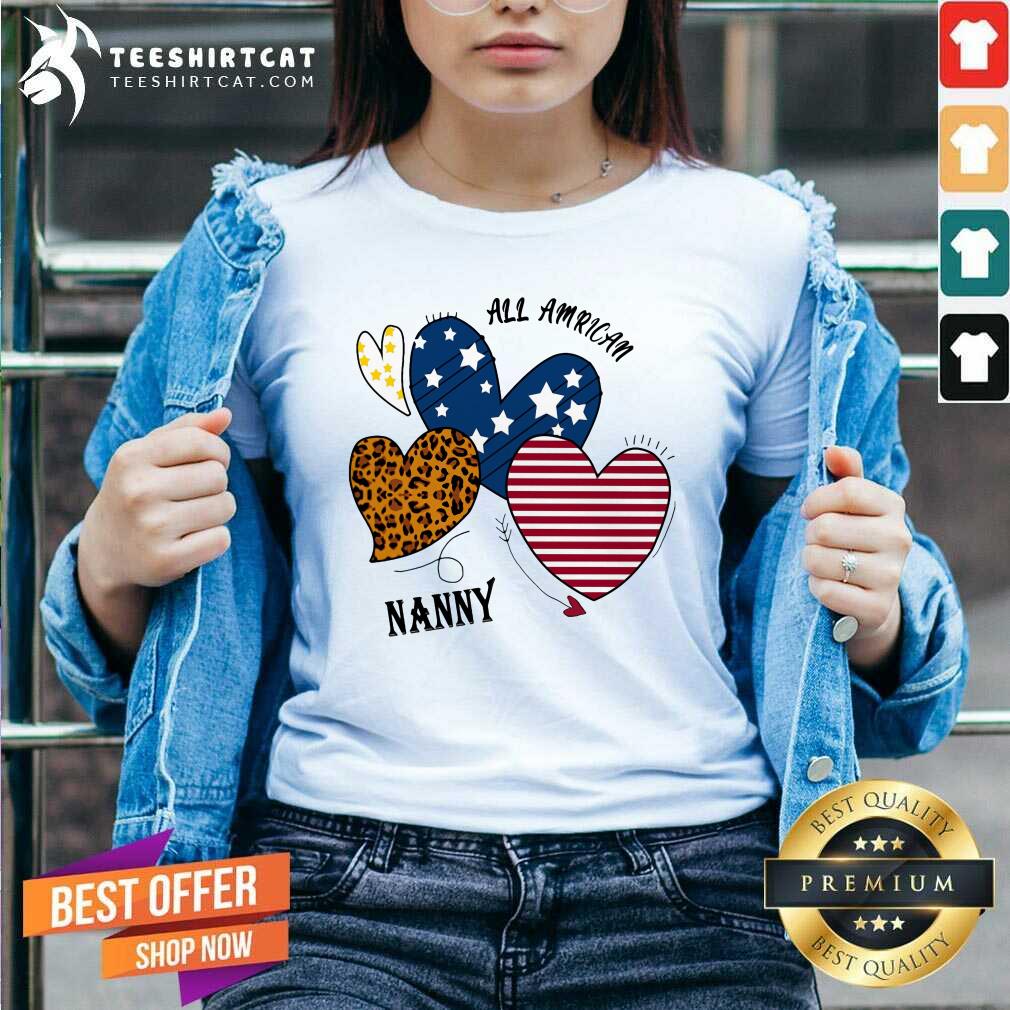 Heart All American Nanny V-neck Heart All American Nanny V-neck