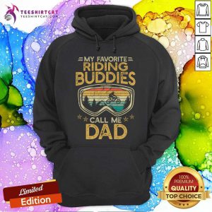 My Favorite Riding Buddies Call Me Dad Vintage Hoodie