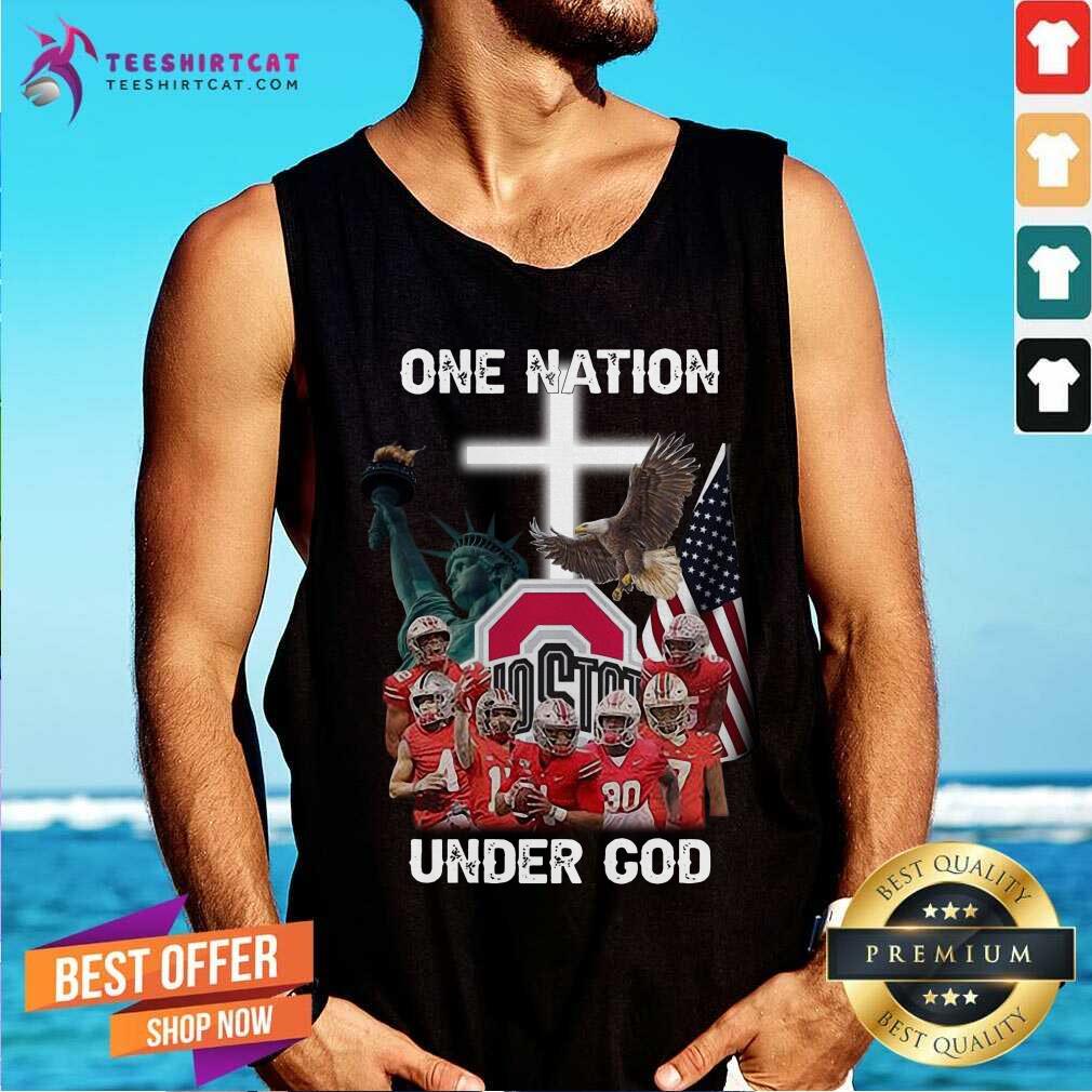Ohio State Buckeyes One Nation Under God Tank Top Ohio State Buckeyes One Nation Under God Tank Top