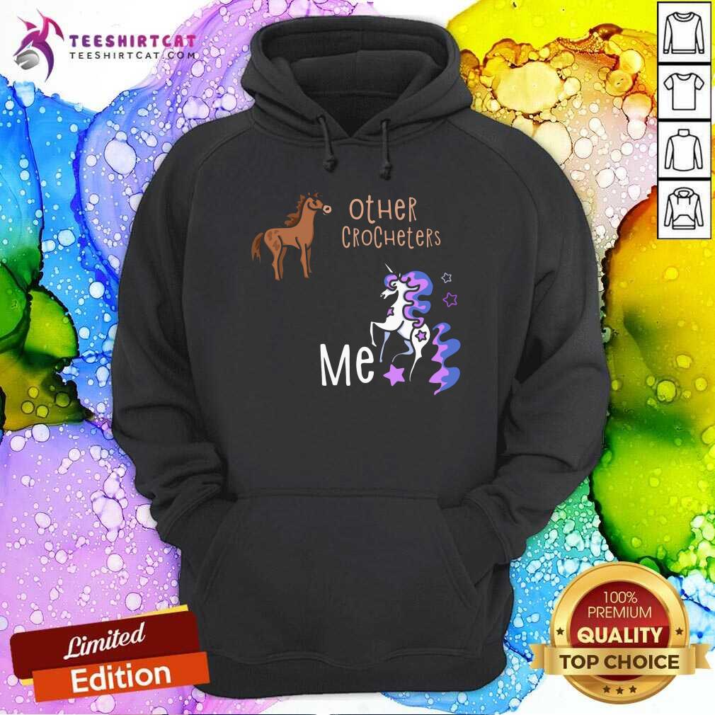 Other Crocheters Me Horse Unicorn Hoodie Other Crocheters Me Horse Unicorn Hoodie