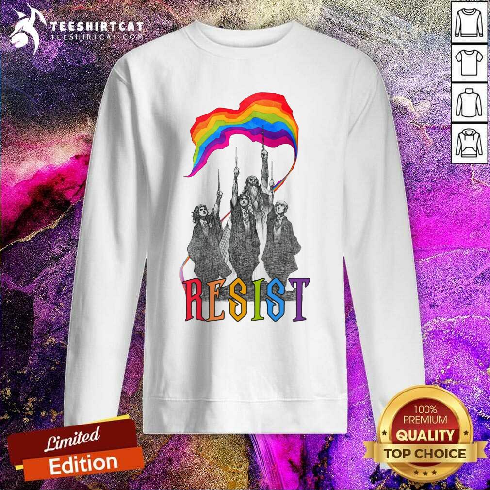 Resist LGBT Pride Sweatshirt Resist LGBT Pride Sweatshirt