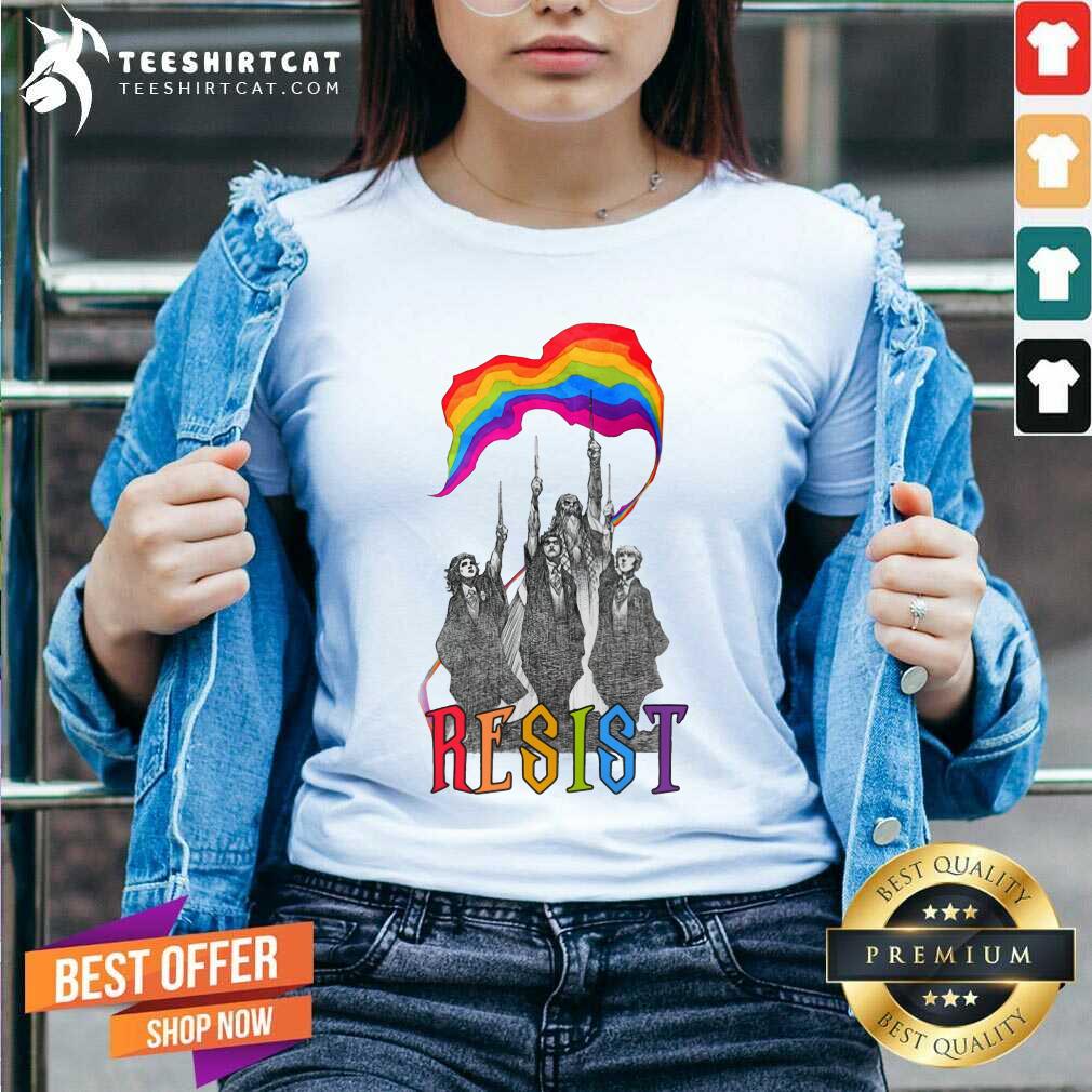 Resist LGBT Pride V-neck Resist LGBT Pride V-neck