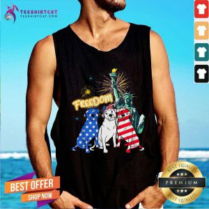Rottweiler American Patriot Freedom Liberty Tank Top