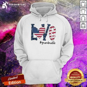 Love Grandmalife American Flag Hoodie