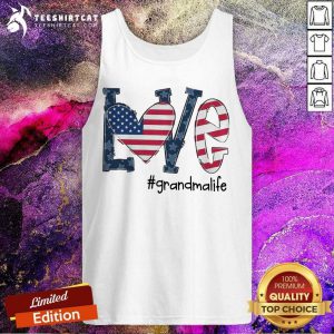Love Grandmalife American Flag Tank Top