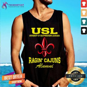 Usl University Of Southwestern Louisiana Ragin Cajuns AlumnI Tank Top