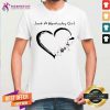 Just A Kentucky Girl Coffee Paws Jesus Heart Shirt