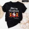 Snowman And Reindeer Merry Christmas #Balletdance T-Shirt