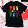 Purride LGBT Cat Paws T-Shirt