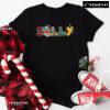 Jolly Christmas Lights And Books Leopard T-Shirt