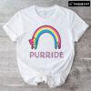 Purride Pansexuality Rainbow Cat T-Shirt