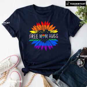 Free Mom Hugs LGBT Sunflower T-Shirt