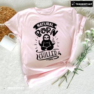 Natural Born Chiller Sloth T-Shirt - Small Tee