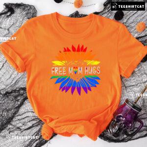 Free Mom Hugs LGBT Sunflower T-Shirt