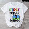 First Day Of Preschool Book Back To School T-Shirt