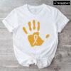 Childhood Cancer Awareness Hand T-Shirt