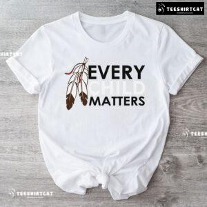 Every Child Matters Leaf T-Shirt - Orange Tee