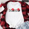 Xoxo Skulls With Santa Hats Skull Christmas T-Shirt