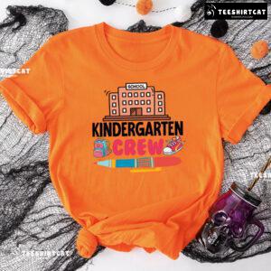 Kindergarten Crew School Pen Backpack Shoe Back To School T-Shirt