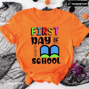 First Day Of Preschool Book Back To School T-Shirt