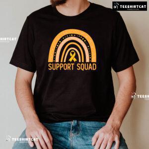 Support Squad Rainbow Childhood Cancer T-Shirt