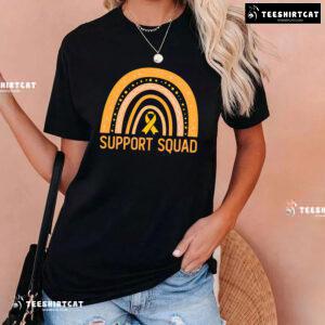 Support Squad Rainbow Childhood Cancer T-Shirt