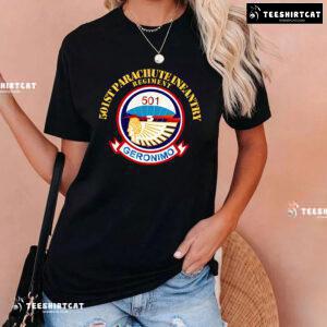 501st Parachute Infantry Regiment Geronimo United States Army T-Shirt