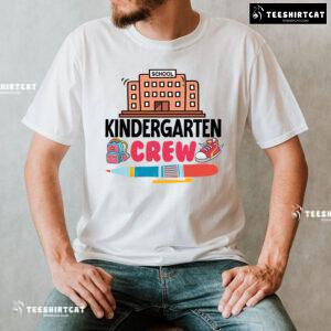 Kindergarten Crew School Pen Backpack Shoe Back To School T-Shirt